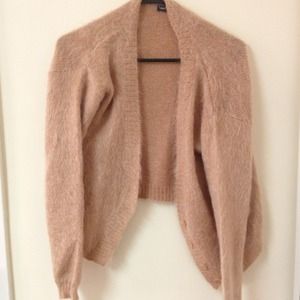Tan Cardigan Sweater