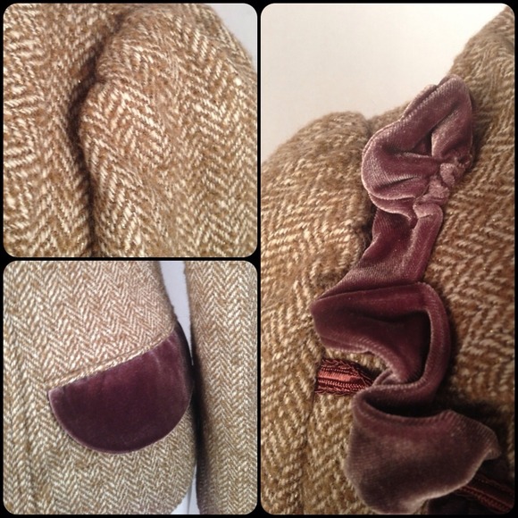 Brown Tweed Blazer by Olive of UK - Picture 3 of 4