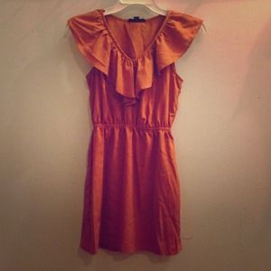 Host pick 10/29/13 Burnt orange flouncy dress