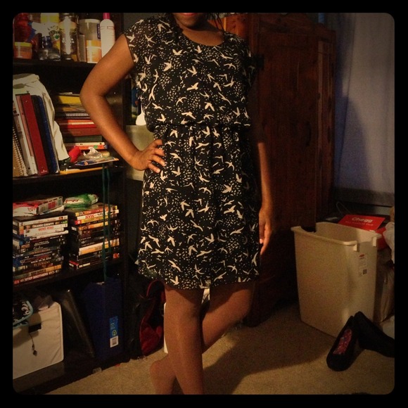 Hanging print dress by Ross