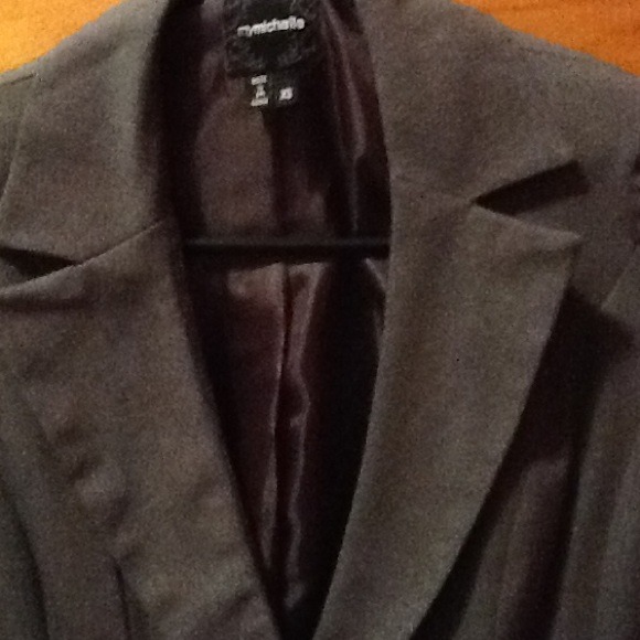 Grey suit jacket