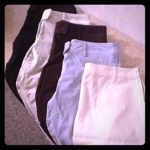 Bundle JCrew FavoriteFit Cropped Chino Capris sz 6