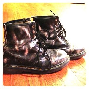 Marbled Doc Marten Boots
