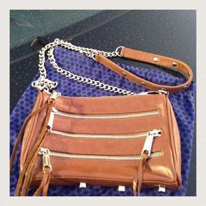 REDUCED! Rebecca Minkoff brown 5 zip