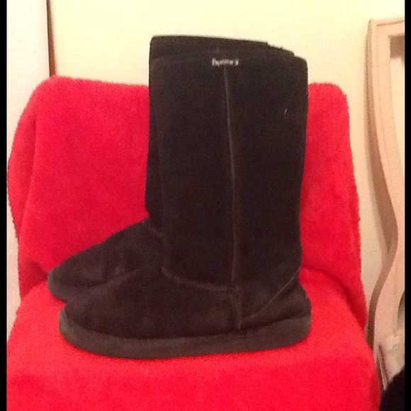 bear paws Boots - Bear paw sued boots