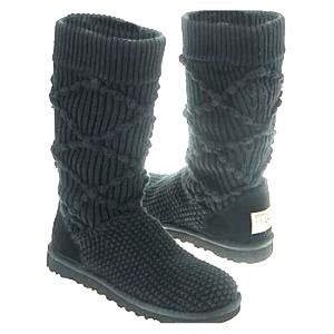 Limited Edition Black Crochet UGG Boots