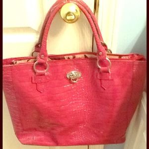 Pink textured Tote