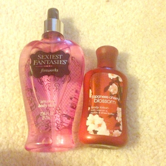 Sexiest fantasies body mist and lotion!