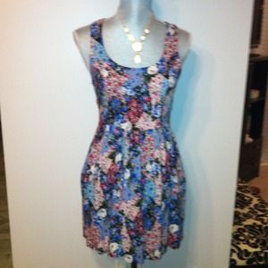 Floral print dress