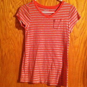 Pink and grey striped too