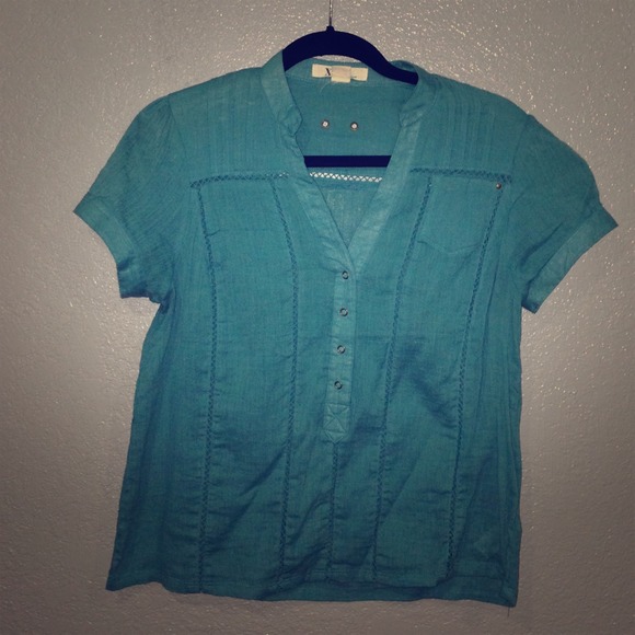 Sea green blouse