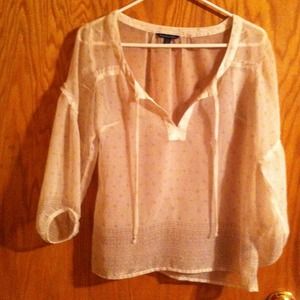 Cute see through tops are all the rage!