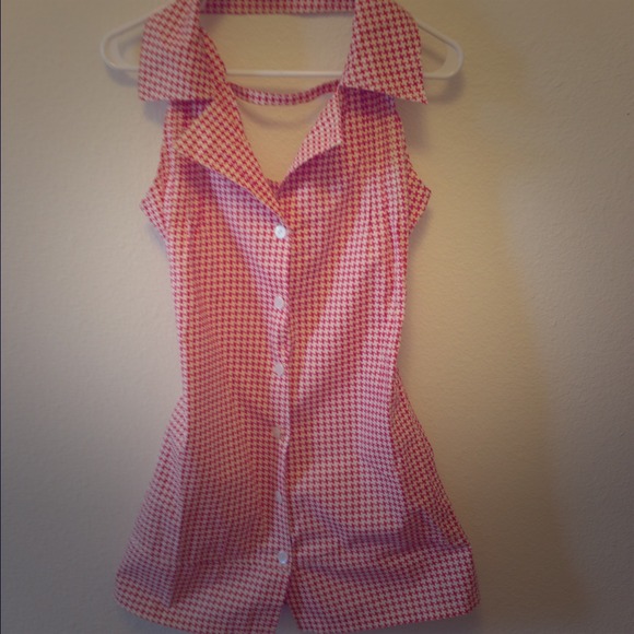🚫SOLD🚫🎀Cute orange top🎀