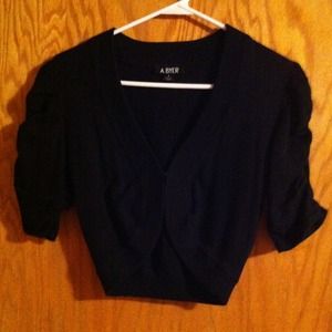 Cute black wrap jacket