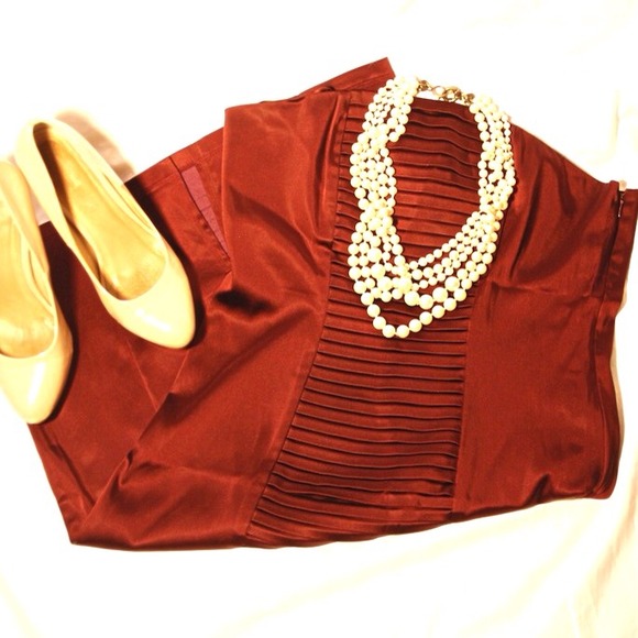 Calvin Klein Dresses & Skirts - 🎄 Calvin Klein Burgundy Party Dress