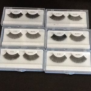 100% Human Hair Eyelashes #100 #101 (6 Pairs)
