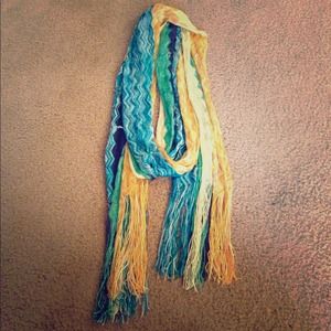 Multi colored scarf