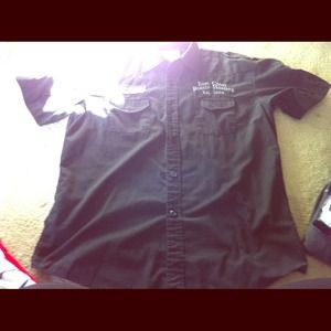 Men's Short Sleeve Button Up