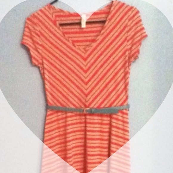 Pink Striped Dress