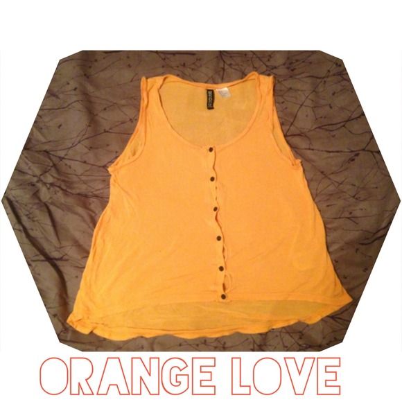 Orange tank top