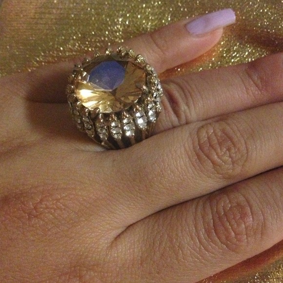 Large Gold Plated Ring