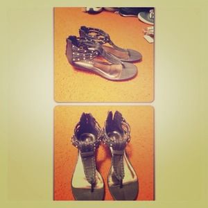 small wedge sandals