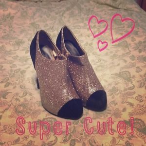 Forever 21 glitter heels