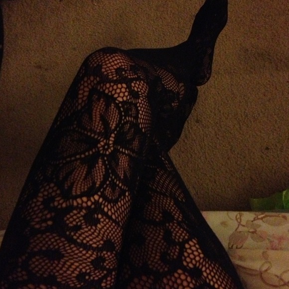 Accessories - Net flower tights