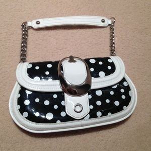 Polka dot purse