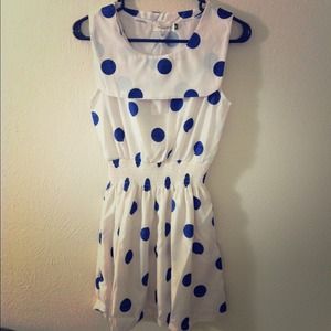 Cute blue dots dress