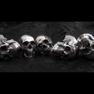 Men's Skull Rings * Handmade & Carved *