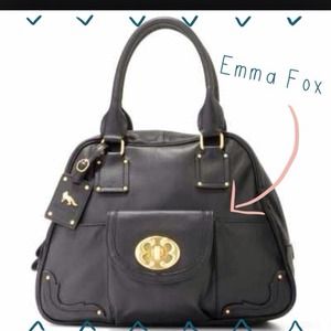 Emma Fox leather bowler bag