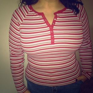 Striped Snap Button Shirt
