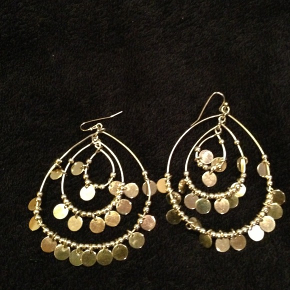 Gold earrings