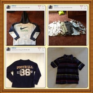 Bundle of boys shirts