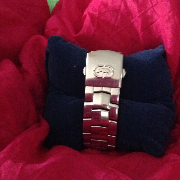 Echo diamond bezel stainless steal watch