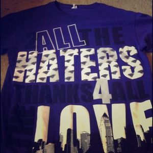 Men's Purple Hater Tee