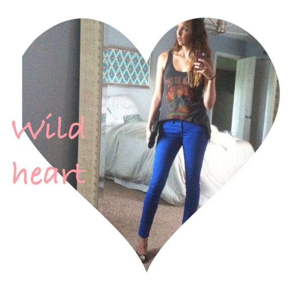 SOLD! Wild heart tank top