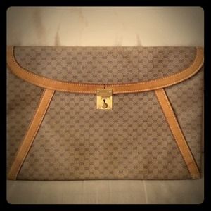 Gucci Bags - Authentic Vintage Gucci Oversized Envelope Clutch Gucci Bags - Authentic Vintage Gucci Oversized Envelope Clutch