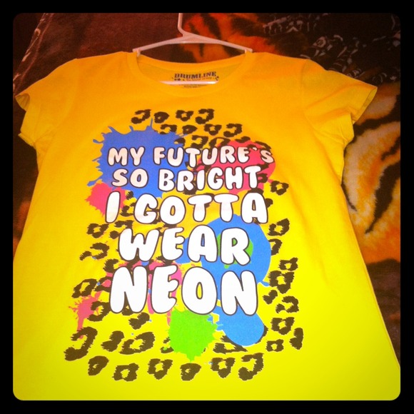 Neon yellow tshirt