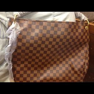 LV checkered handbag