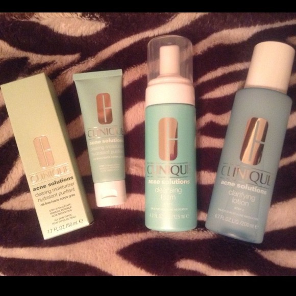Clinique 3 step acne kit