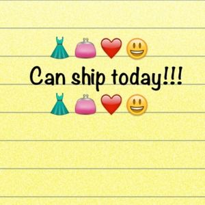 Purchase today ship today 😃