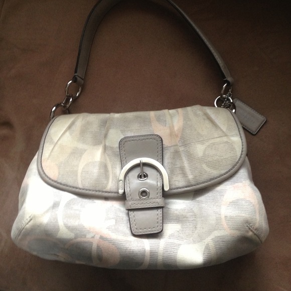 Cool colors Coach purse - Picture 1 of 3