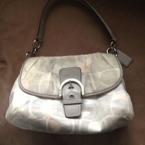 Cool colors Coach purse