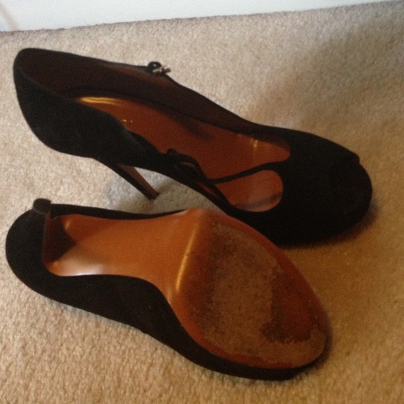 Gucci t-strap suede peep-toe - Picture 3 of 4