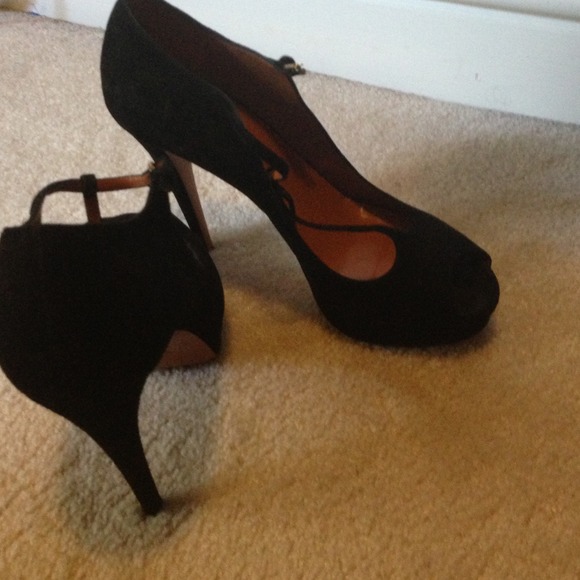 Gucci t-strap suede peep-toe - Picture 4 of 4