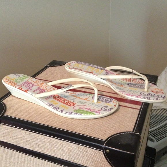Coach wedge sandals