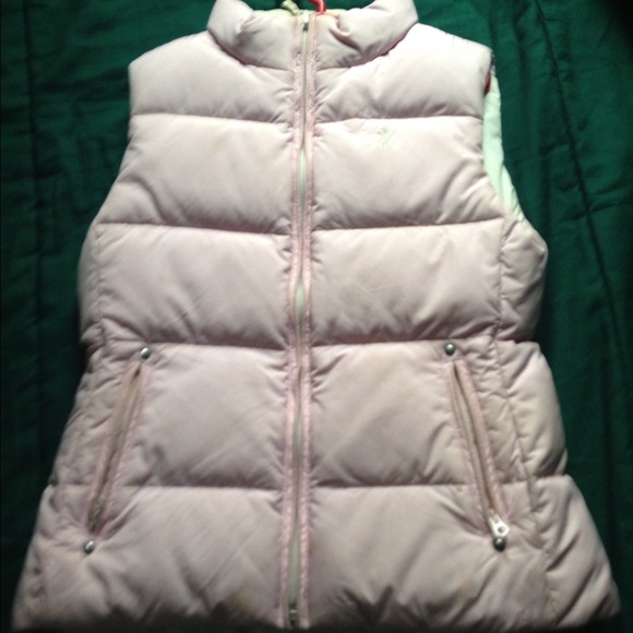 Light pink polo vest 8/10(kids)