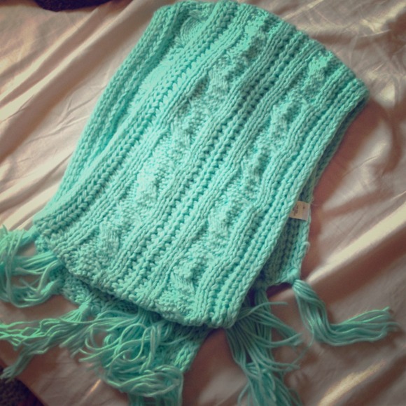 Mint green scarf